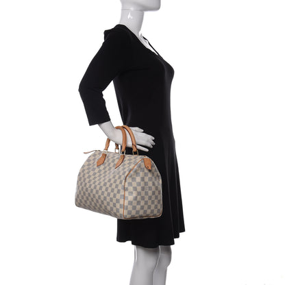 Louis Vuitton Damier Azur Speedy 30 2 of 12
