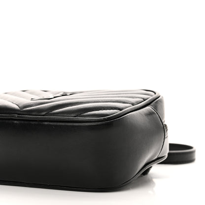 Saint Laurent Calfskin Matelasse Monogram Lou Belt Bag Black 9 of 9