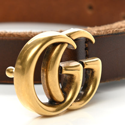 Gucci Faded Calfskin Double G 20mm Belt 85 34 Cuir 6 of 6