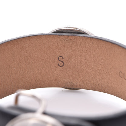 Chanel Calfskin CC Buckle Bracelet S Black 6 of 6