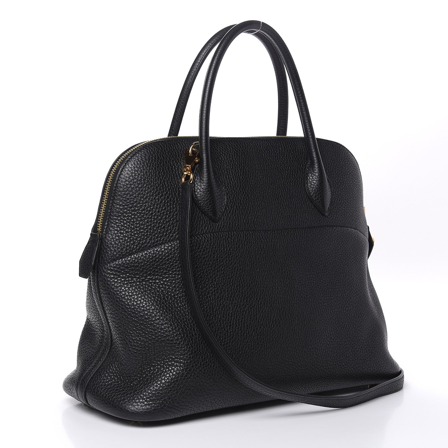 Hermes Taurillon Clemence Bolide 35 Black 3 of 11