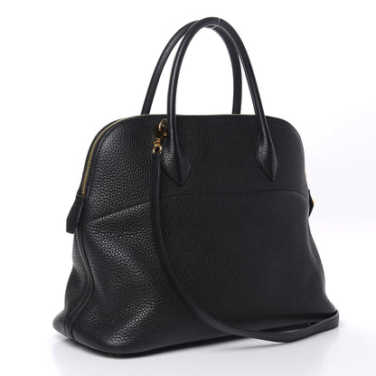 Hermes Taurillon Clemence Bolide 35 Black 3 of 11