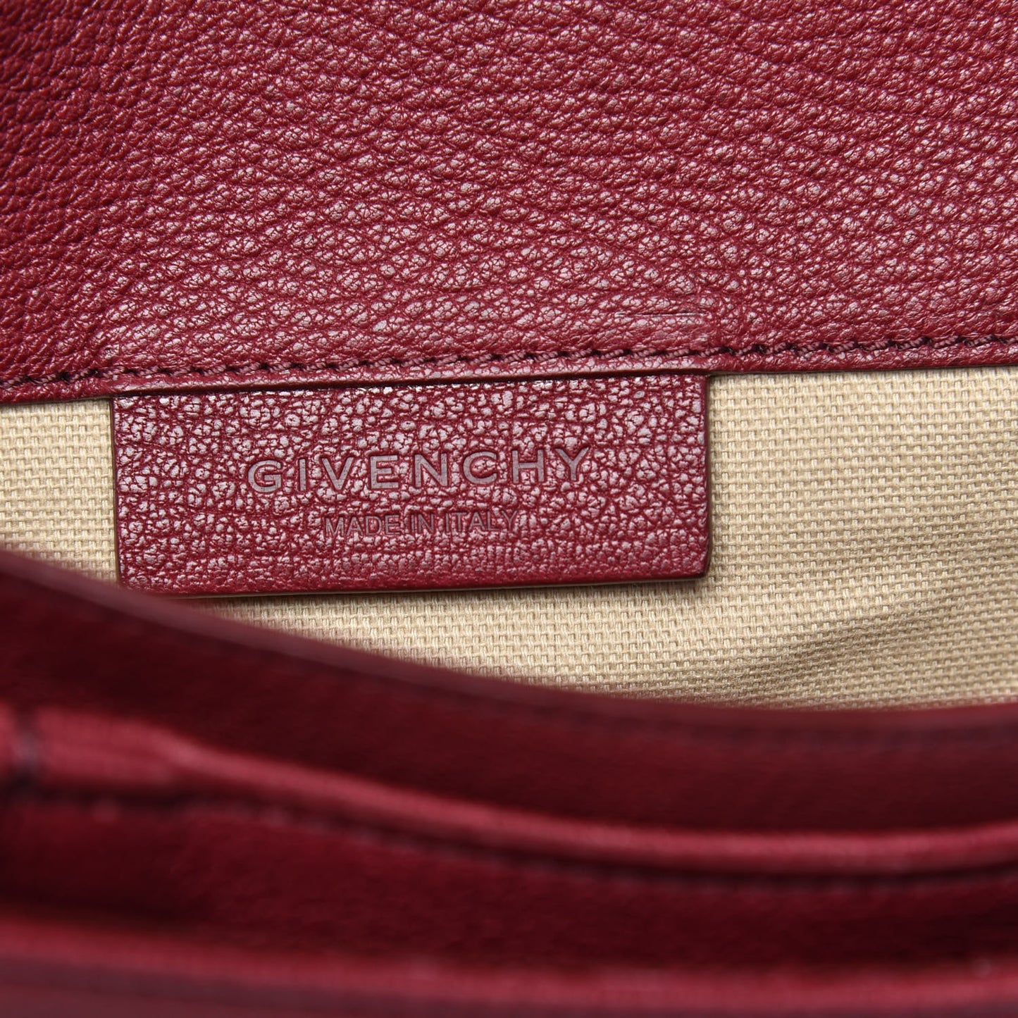 Sugar Goatskin Medium Antigona Envelope Clutch Raspberry