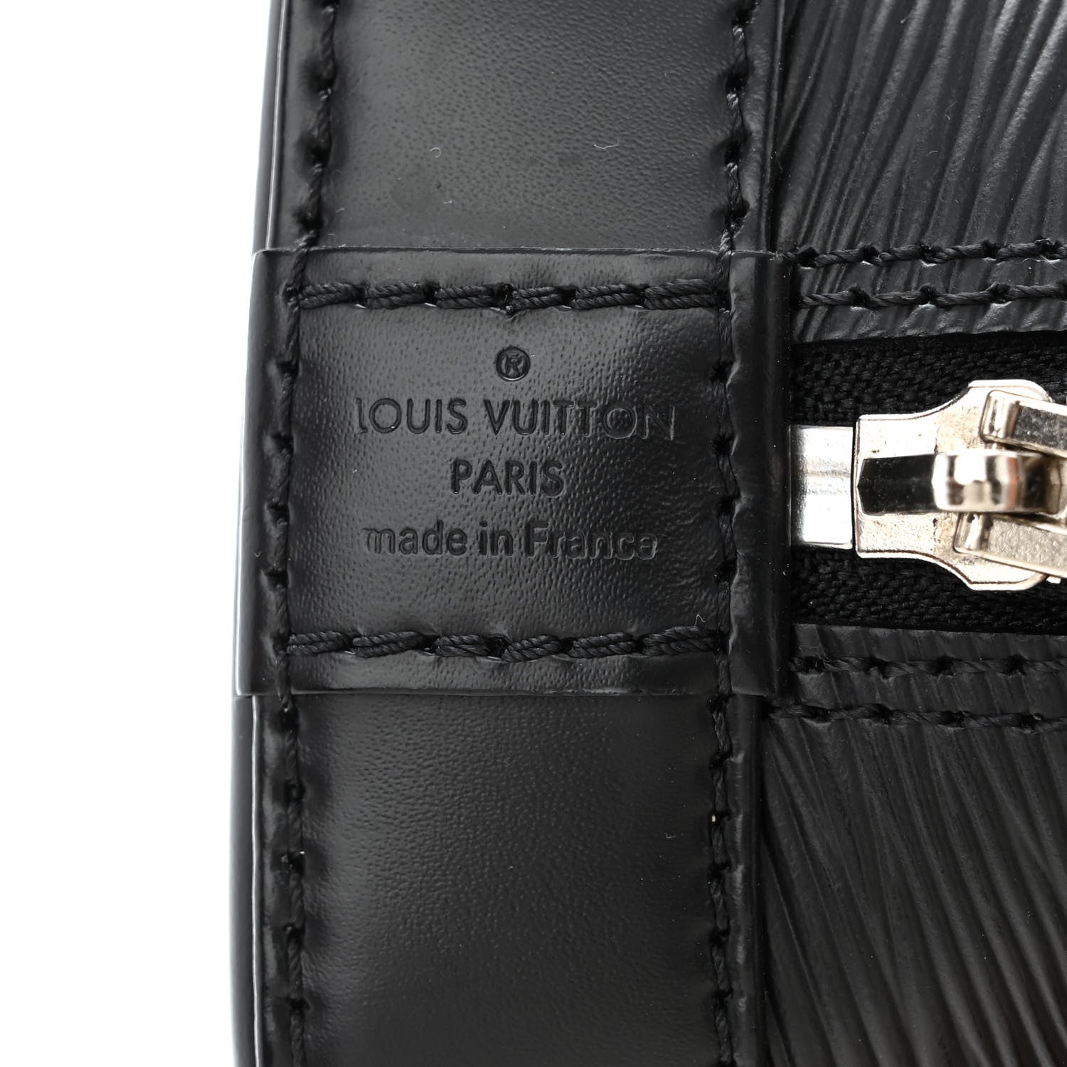 Louis Vuitton Epi Alma BB Black 6 of 11