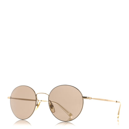 Gucci Metal Round Frame Sunglasses GG4273 Gold 1 of 8