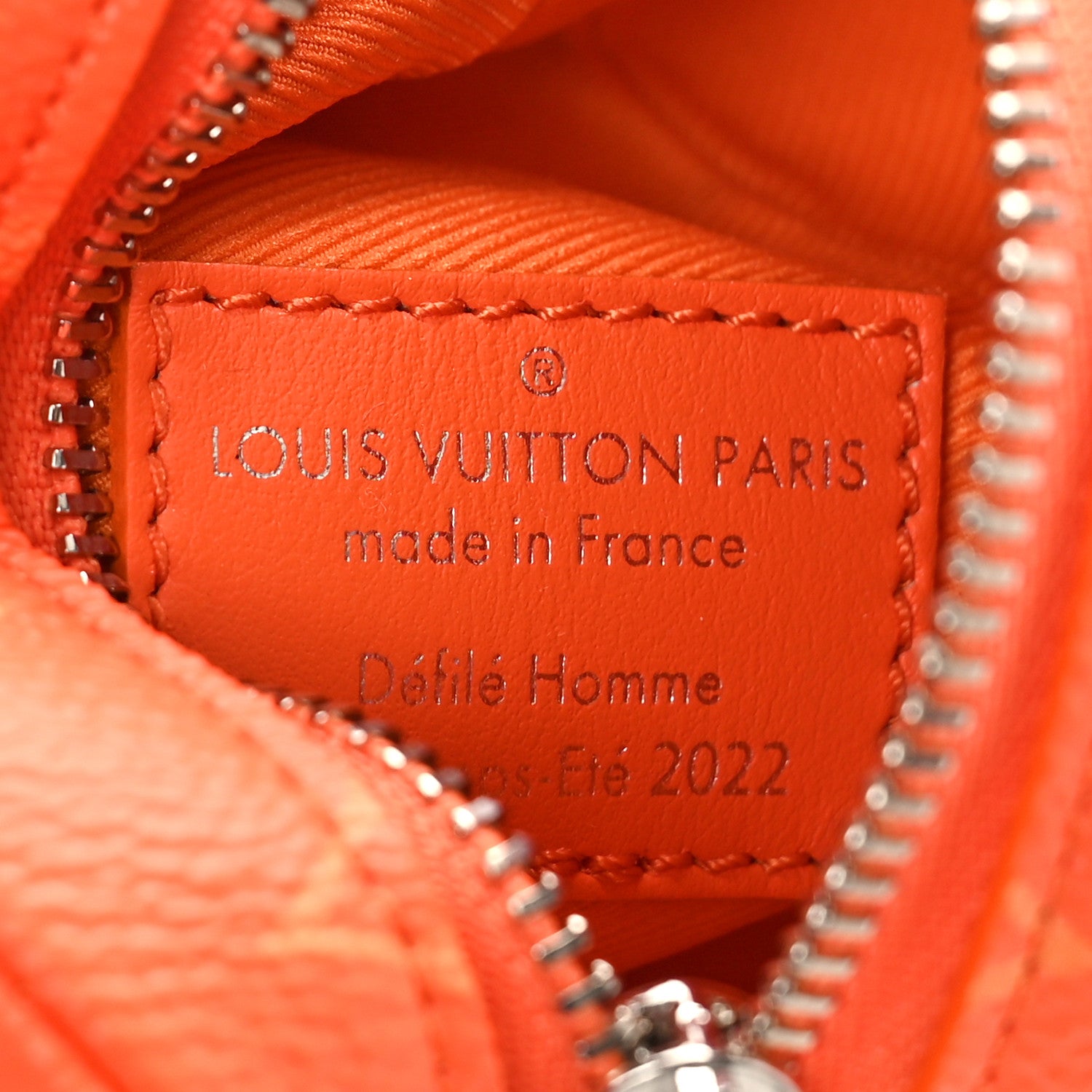 Louis Vuitton Monogram Orange Pouch Orange 6 of 8