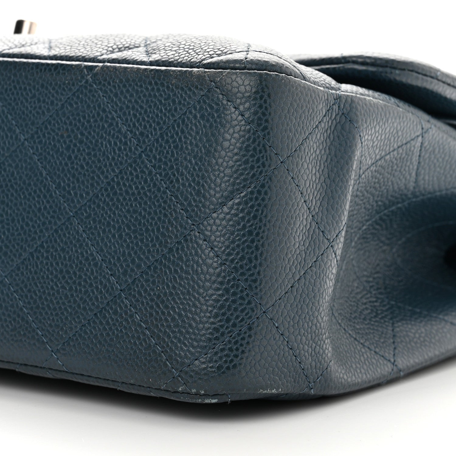 Chanel Caviar Quilted Jumbo Double Flap Navy 10 of 10