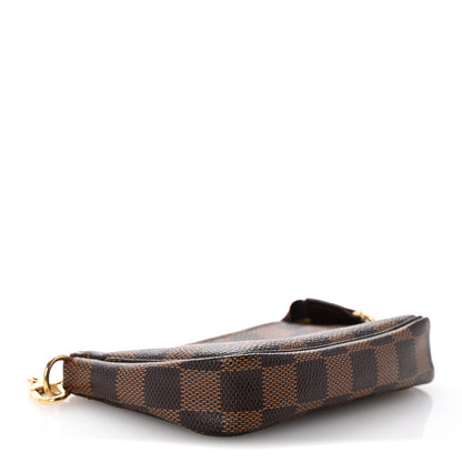 Louis Vuitton Damier Ebene Complice Trunks and Bags Mini Pochette Accessories Red 4 of 8