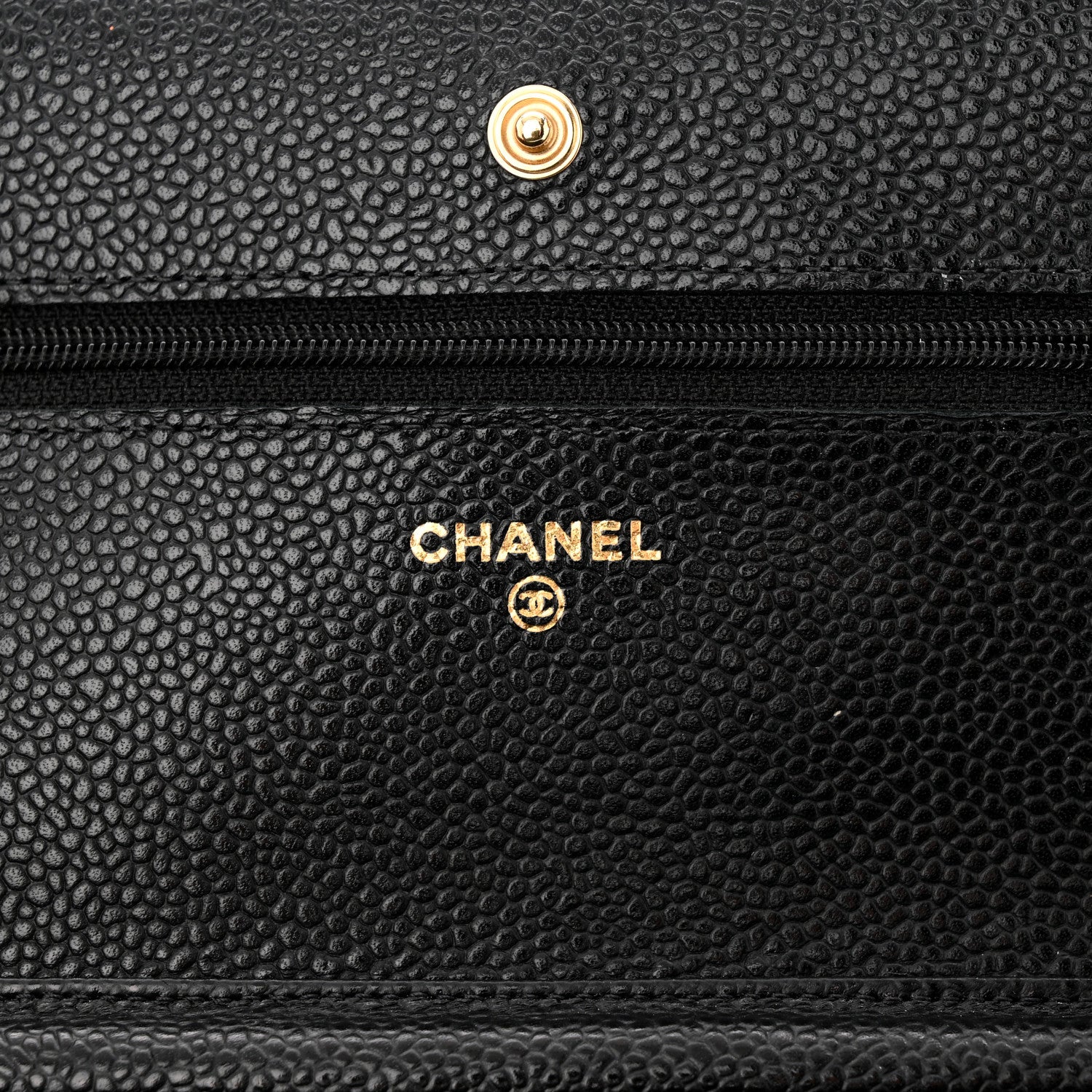 Chanel Caviar Quilted Wallet on Chain WOC Black 6 of 12