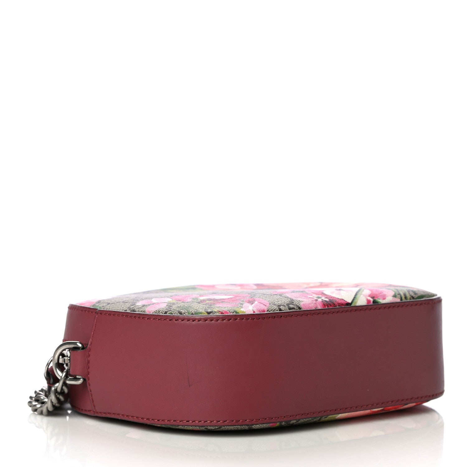 Gucci GG Supreme Monogram Blooms Mini Chain Shoulder Bag Beige Multicolor Dry Rose 4 of 10