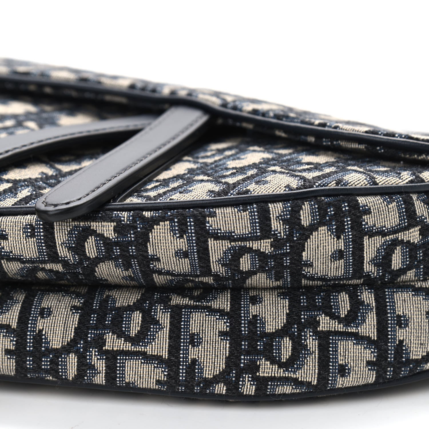 Christian Dior Oblique Saddle Bag Blue 7 of 9