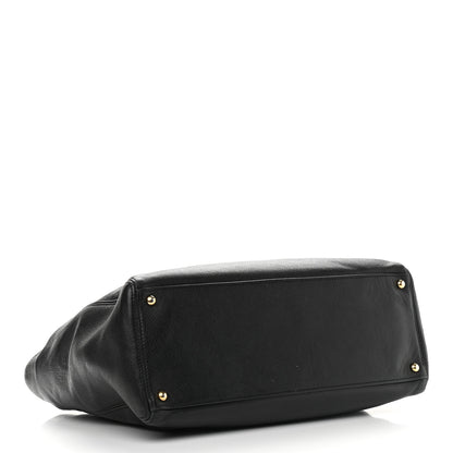 Chanel Calfskin Cerf Executive Shopper Tote Black 4 of 12