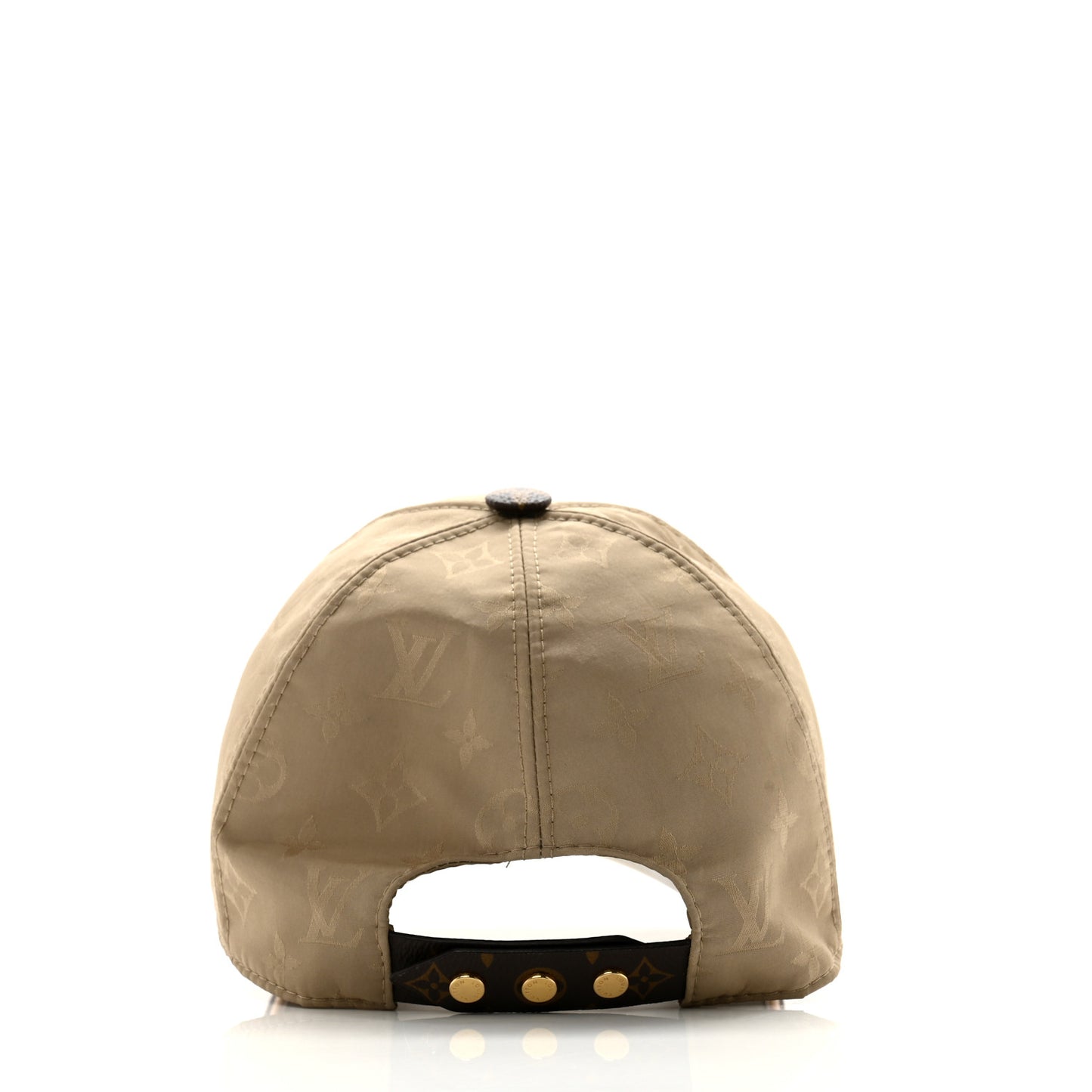 Monogram Polyester Silk LV Get Ready Cap M Beige
