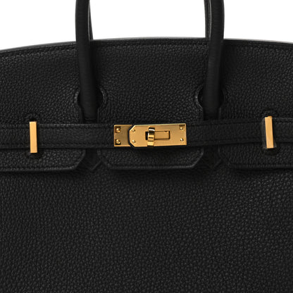 Hermes Togo Birkin 25 Black 8 of 11