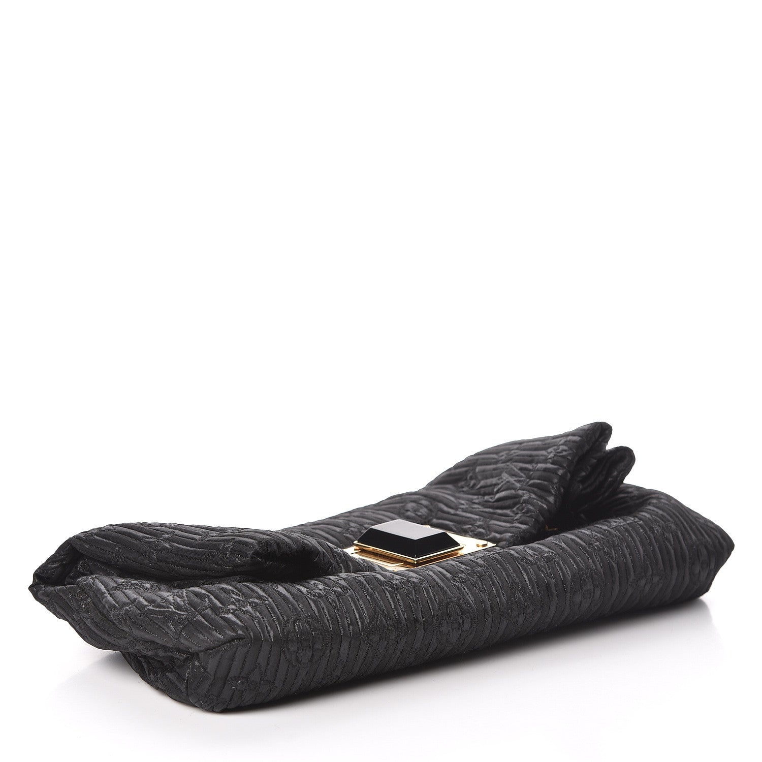 Louis Vuitton Jacquard Quilted Monogram Altair Clutch Black 4 of 9