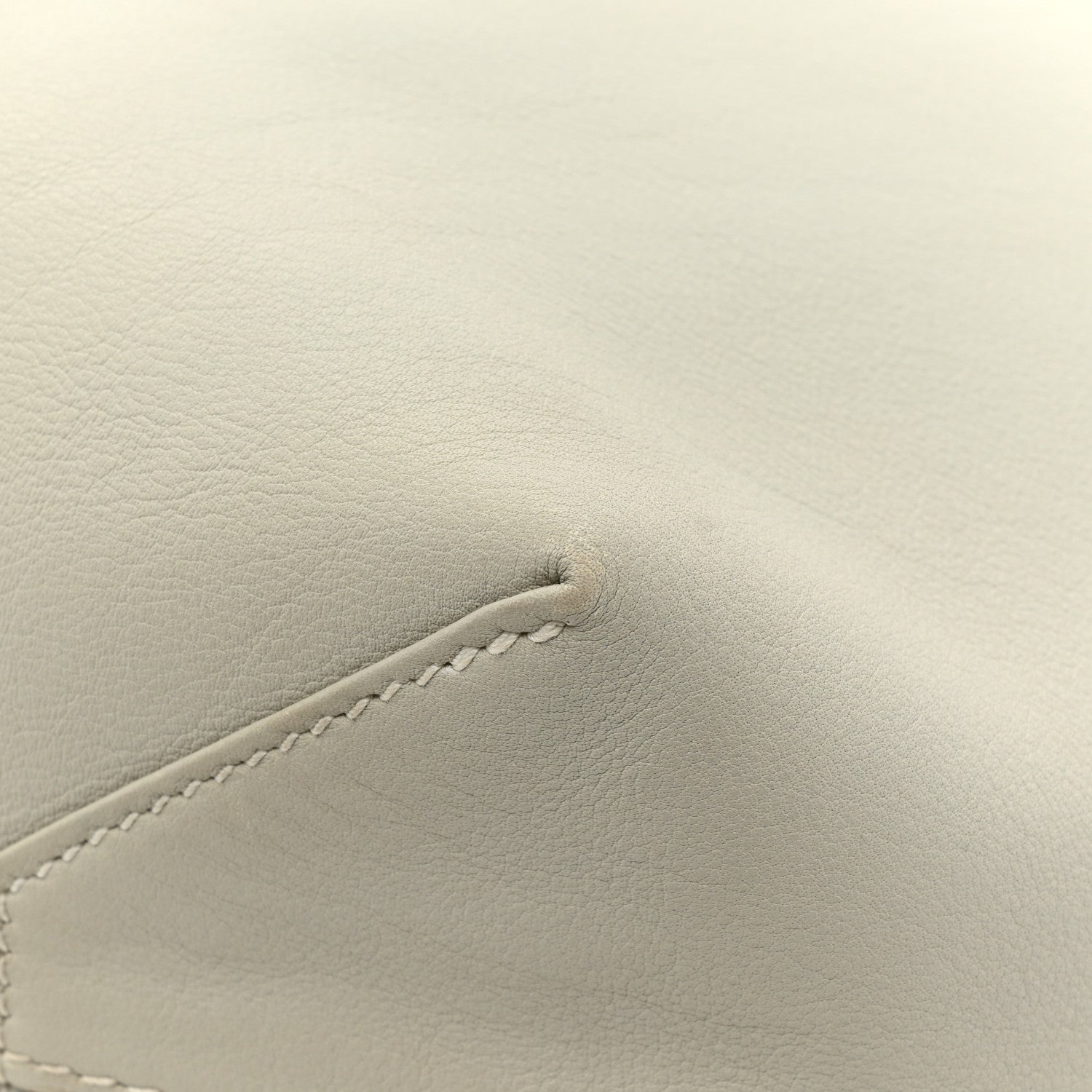 Hermes Veau Sikkim Taurillon Clemence Double Sens 36 Reversible Tote Bleu Pale Gris Perle 16 of 24