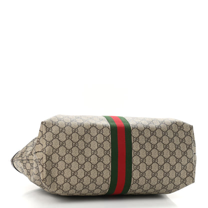 Gucci GG Supreme Monogram Medium Ophidia Shopping Tote Brown 4 of 11