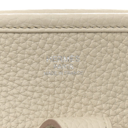 Hermes Taurillon Clemence Evelyne III PM Craie 6 of 11