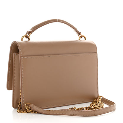 Saint Laurent Calfskin Monogram Sunset Chain Wallet Nude Powder 3 of 9