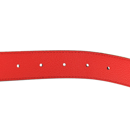 Louis Vuitton Calfskin Monogram 30mm LV Initiales Reversible Belt 95 38 Coquelicot 4 of 5