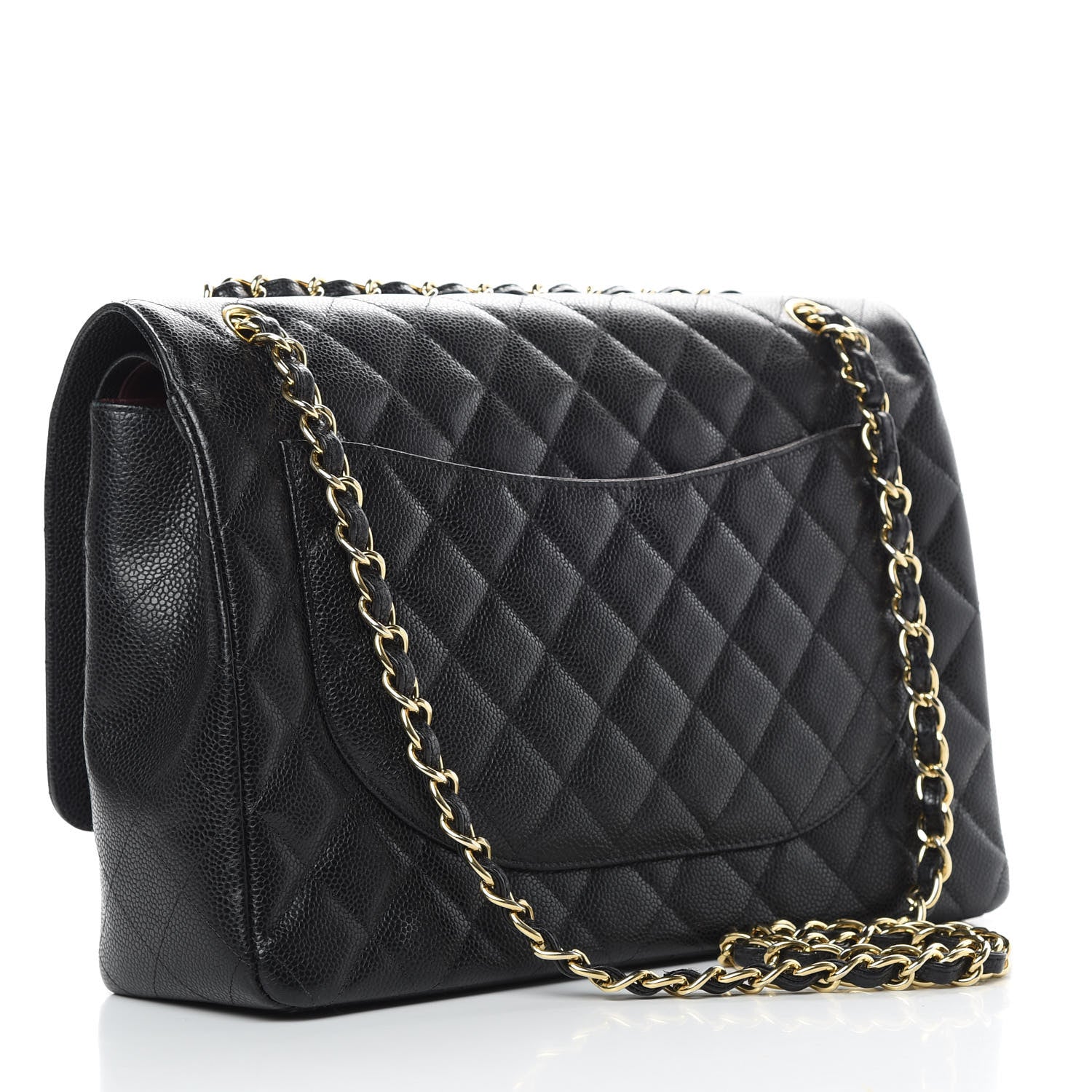 Chanel Caviar Quilted Maxi Double Flap Black 3 of 17