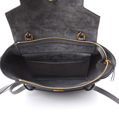 Celine Grained Calfskin Micro Belt Bag Grey 5 of 15