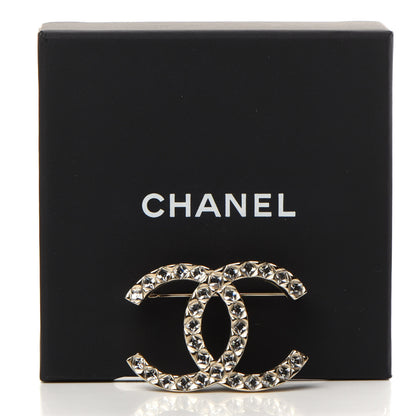 Chanel Baguette Crystal High Society CC Brooch Gold 6 of 6