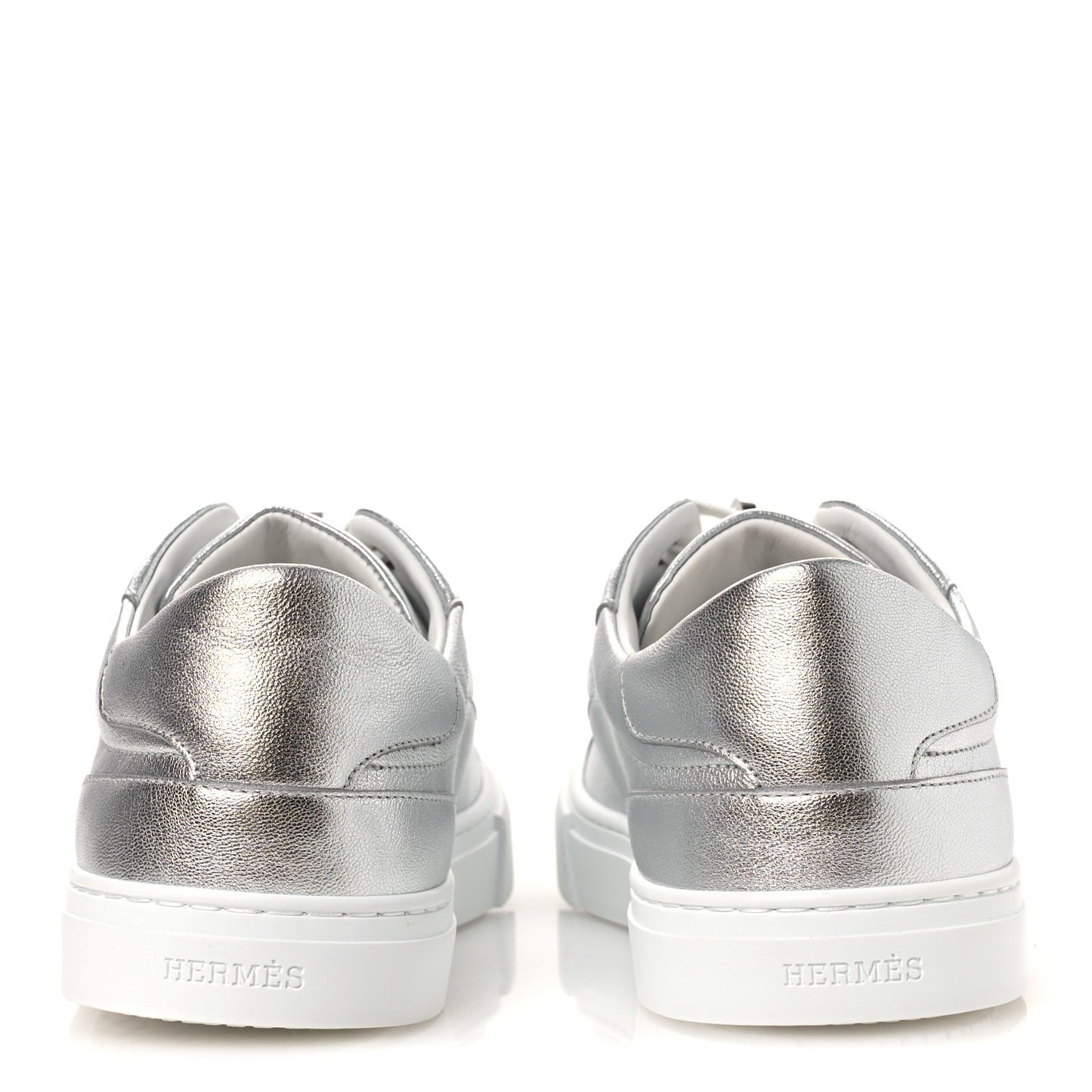 Calfskin Day Sneakers 39.5 Gris Argente