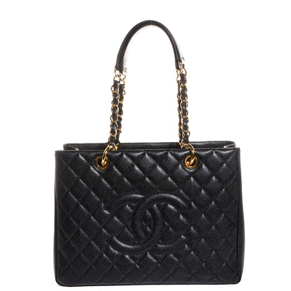 Chanel Caviar Grand Shopping Tote GST Black 1 of 9