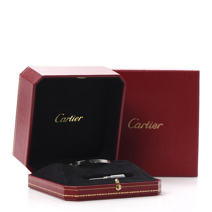 Cartier 18K White Gold Small LOVE Bracelet 16 8 of 9