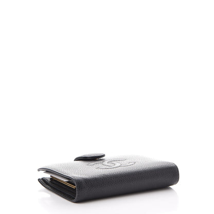 Chanel Caviar Timeless CC French Wallet Black 4 of 9