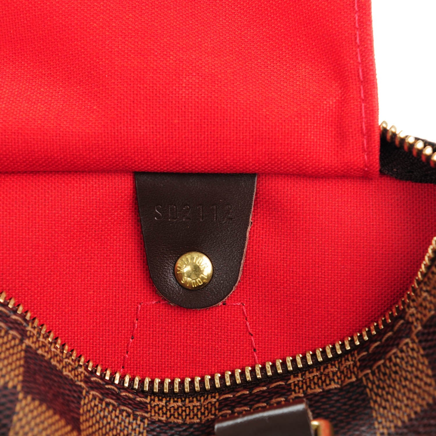 Louis Vuitton Damier Ebene Speedy 25 8 of 8