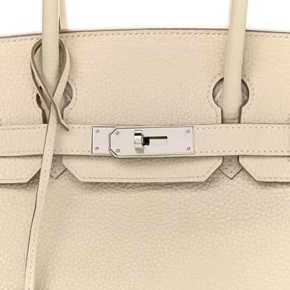 Hermes Taurillon Clemence Birkin 30 Beton 8 of 16