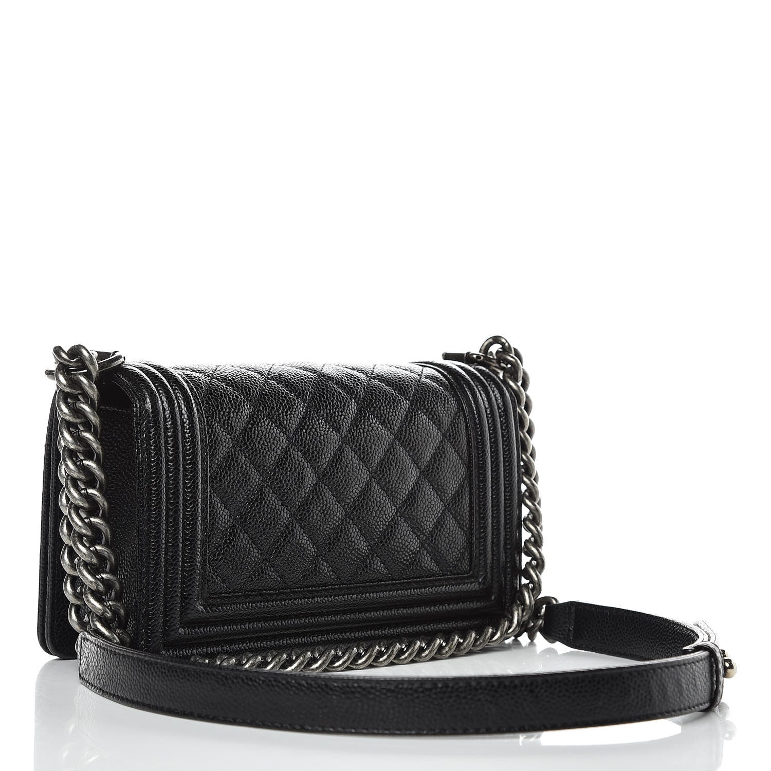 Chanel Caviar Quilted Small Boy Flap Black 4 of 19