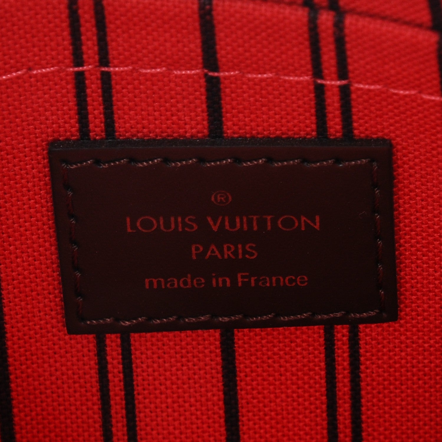 Louis Vuitton Damier Ebene Neverfull MM GM Pochette 6 of 6