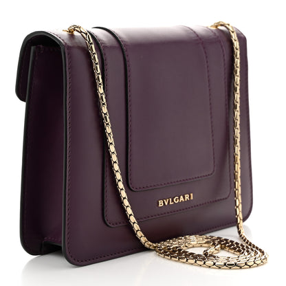 Bulgari Calfskin Small Serpenti Forever Snake Strap Crossbody Bag Purple 4 of 10