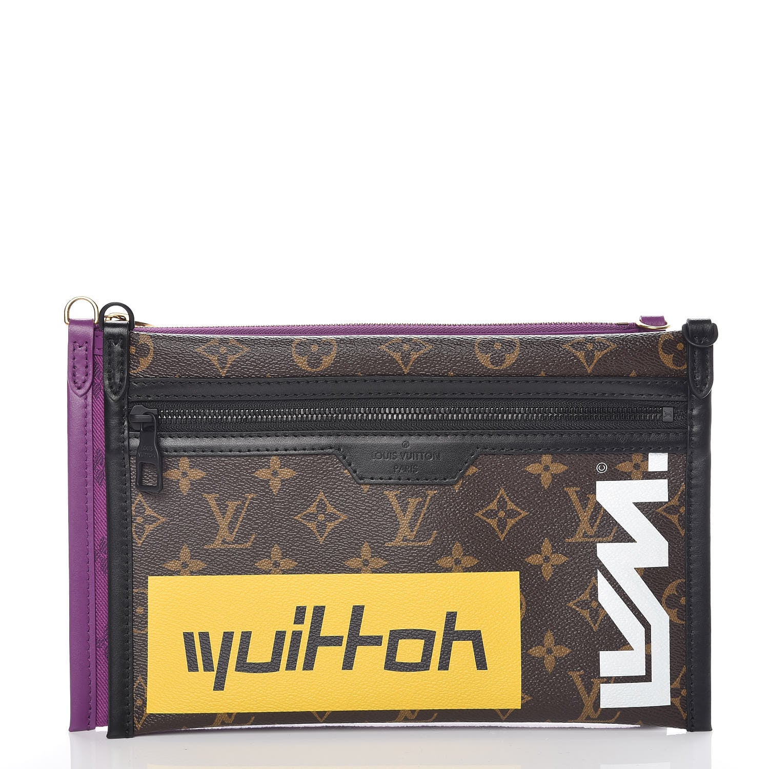 Louis Vuitton Monogram Double Flat Messenger Marron 5 of 13