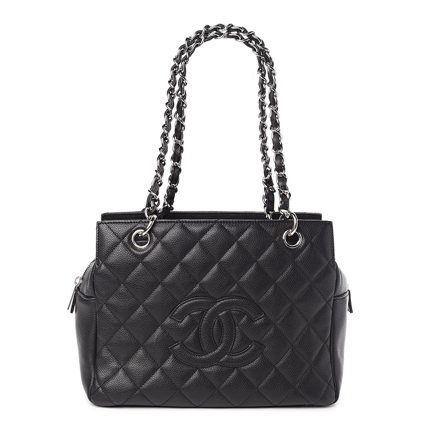 Chanel Caviar Quilted Petit Timeless Tote PTT Black 1 of 13