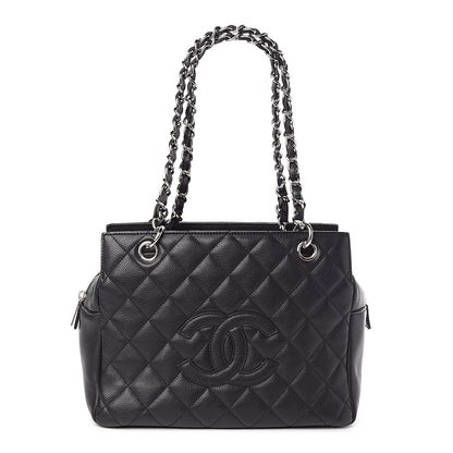 Chanel Caviar Quilted Petit Timeless Tote PTT Black 1 of 13