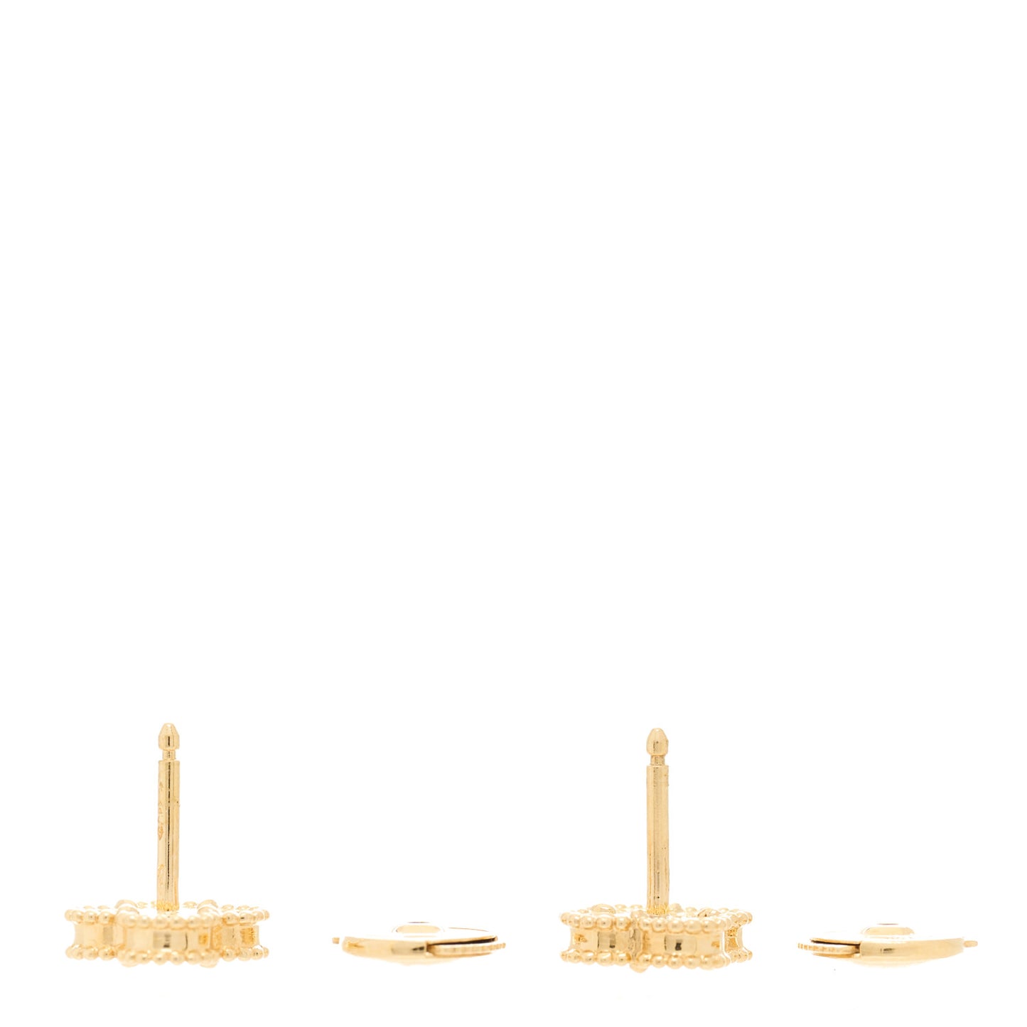 18K Yellow Gold Mother of Pearl Sweet Alhambra Earrings