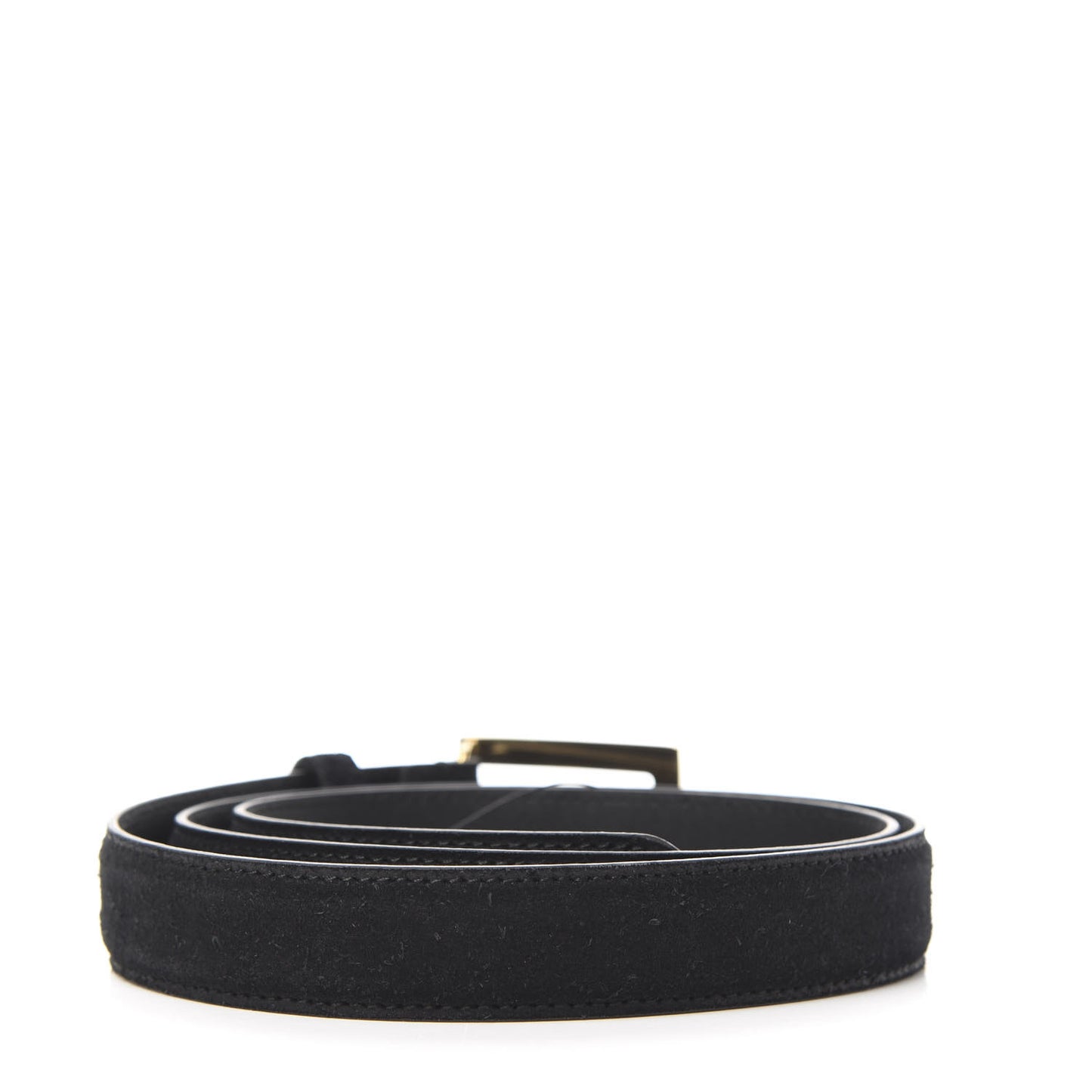 Suede Icaro G Cube 25mm Belt 85 34 Black