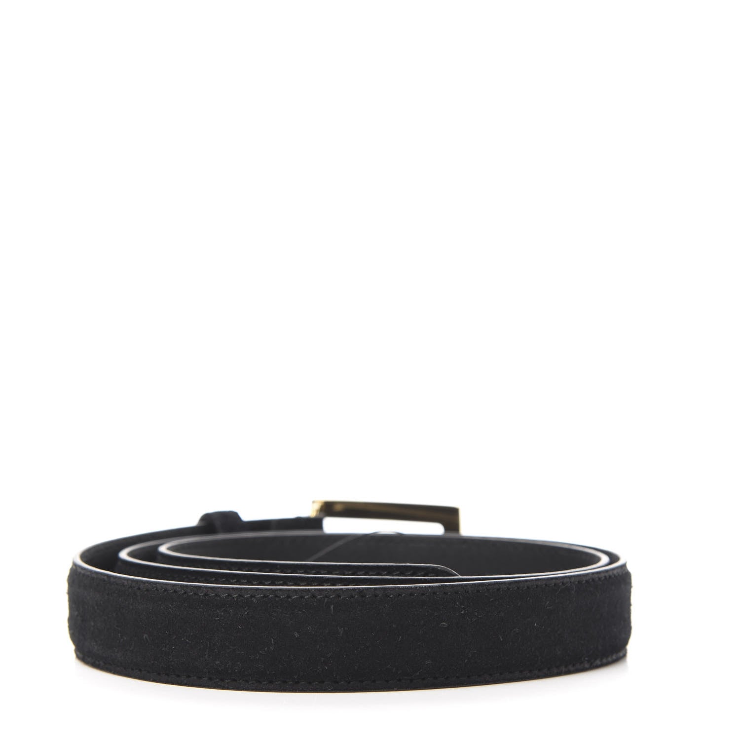 Gucci Suede Icaro G Cube 25mm Belt 85 34 Black 2 of 5