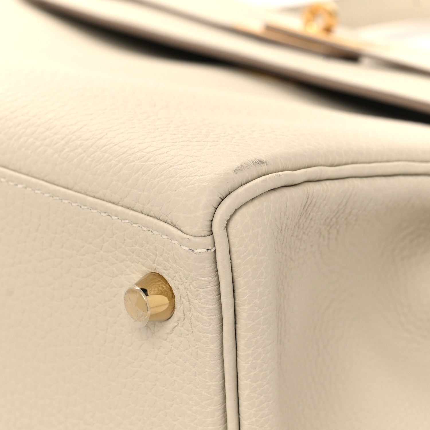 Hermes Togo Kelly Retourne 32 Craie 10 of 15