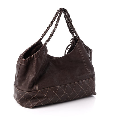 Chanel Metallic Calfskin Baby Coco Cabas Bronze 3 of 11
