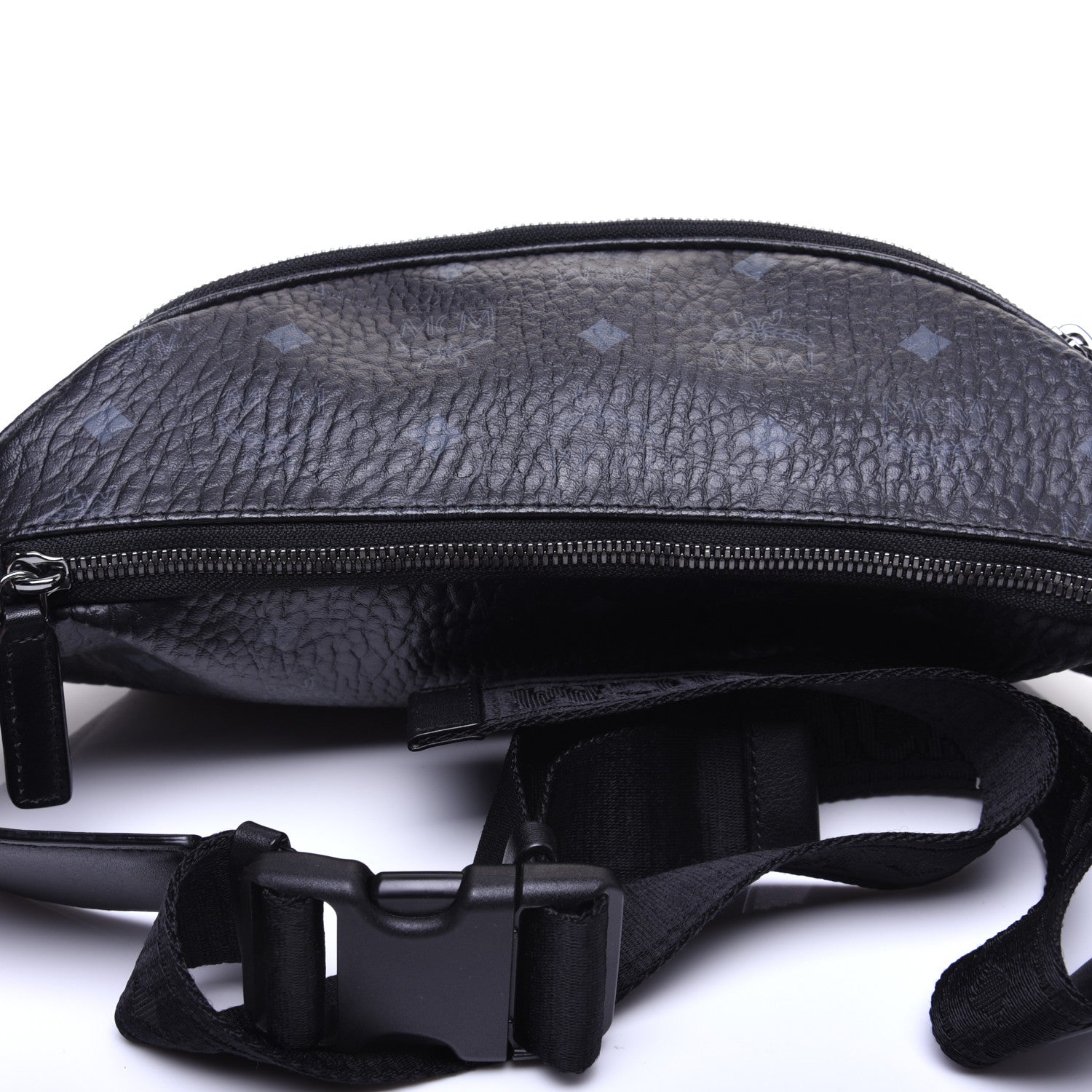 MCM Visetos Stark Belt Bag Black 15 of 15