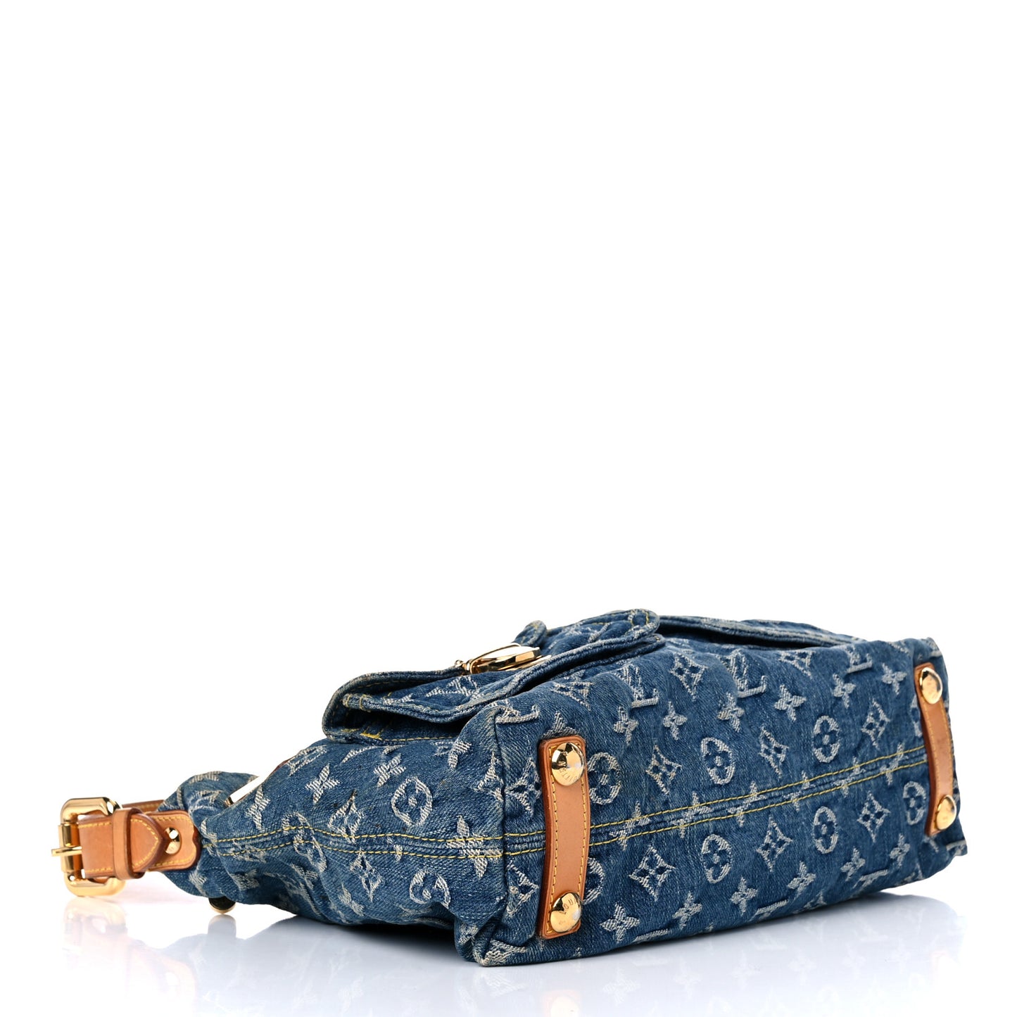 Monogram Denim Baggy PM Blue