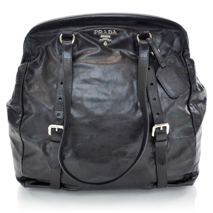 Prada Leather Large New Look Tote Black 1 of 10