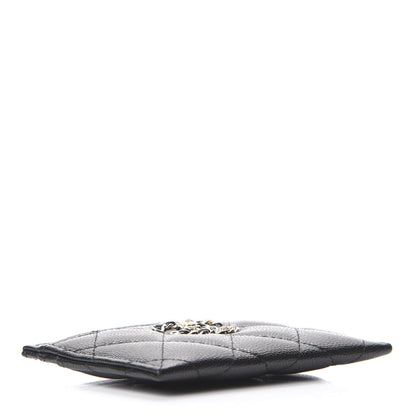 Chanel Caviar Quilted French New Wave Card Holder Black 5 of 12