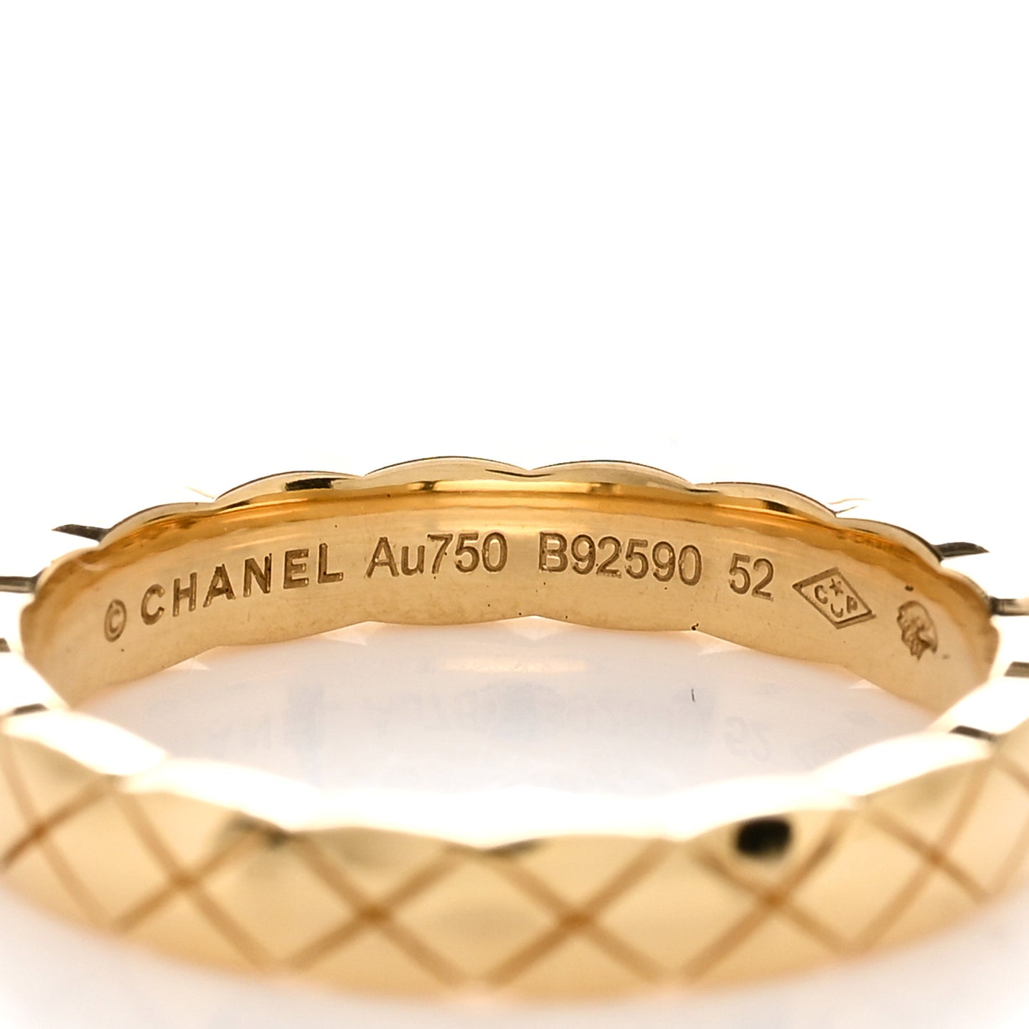 18K Yellow Gold Mini Coco Crush Ring 52 6