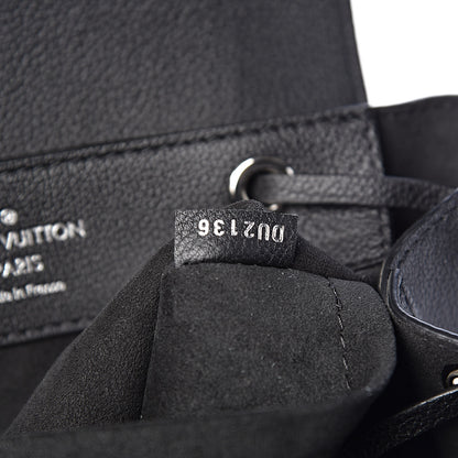 Louis Vuitton Calfskin Lockme Backpack Black 9 of 10